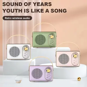 Retro Bluetooth Speaker, Vintage Decor, Mini Wireless Bluetooth Speaker, Support Bluetooth AUX TF Playback, Cute Old Fashion Style for Kitchen Desk Bedroom Office Party Outdoor Accessories Decoration Rock White