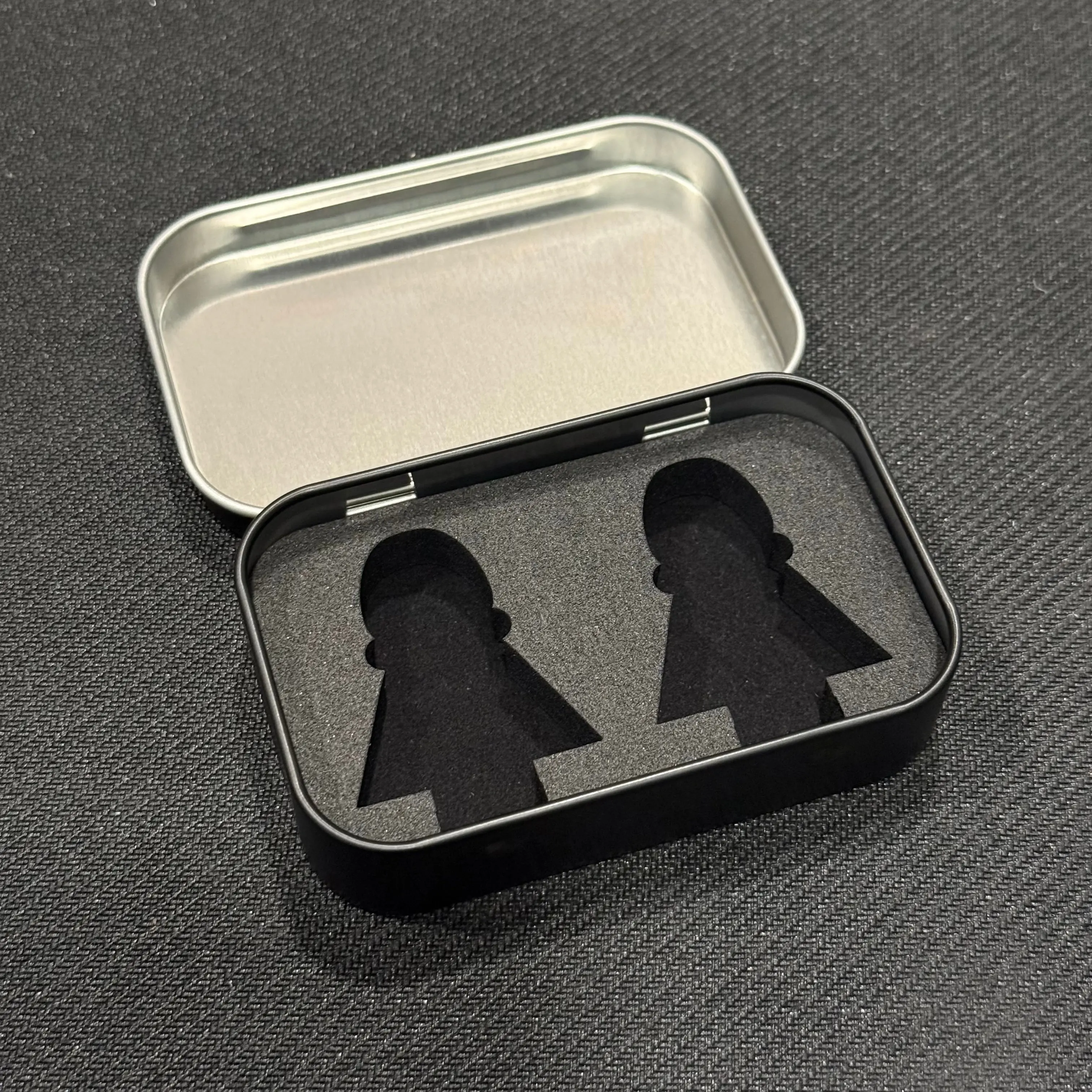 PocketFigures™️ Bat-Compatible Two Minifigure Case with Foam Insert