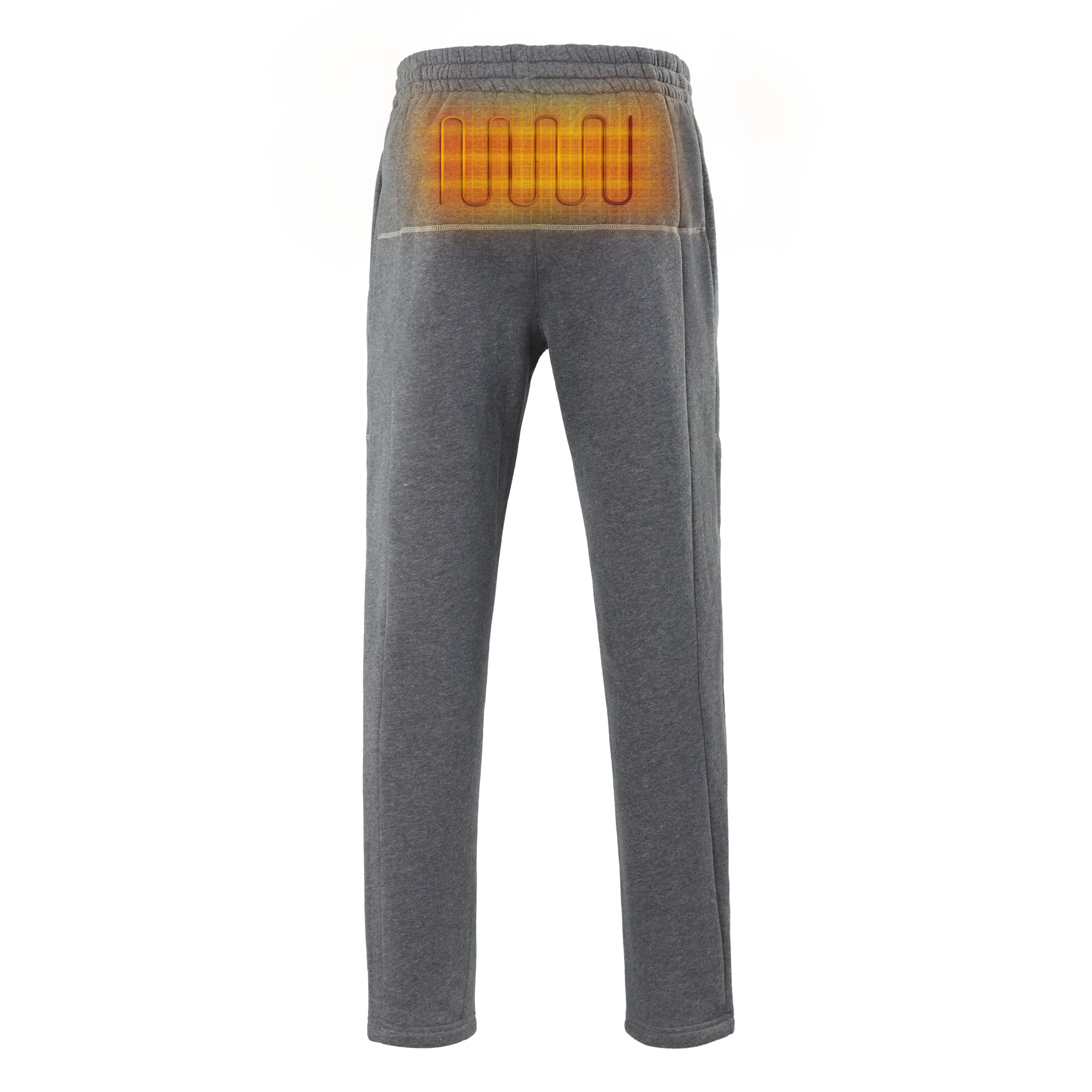Unisex 13W Heated Jogger Sweatpants with HeatSync machine washable black