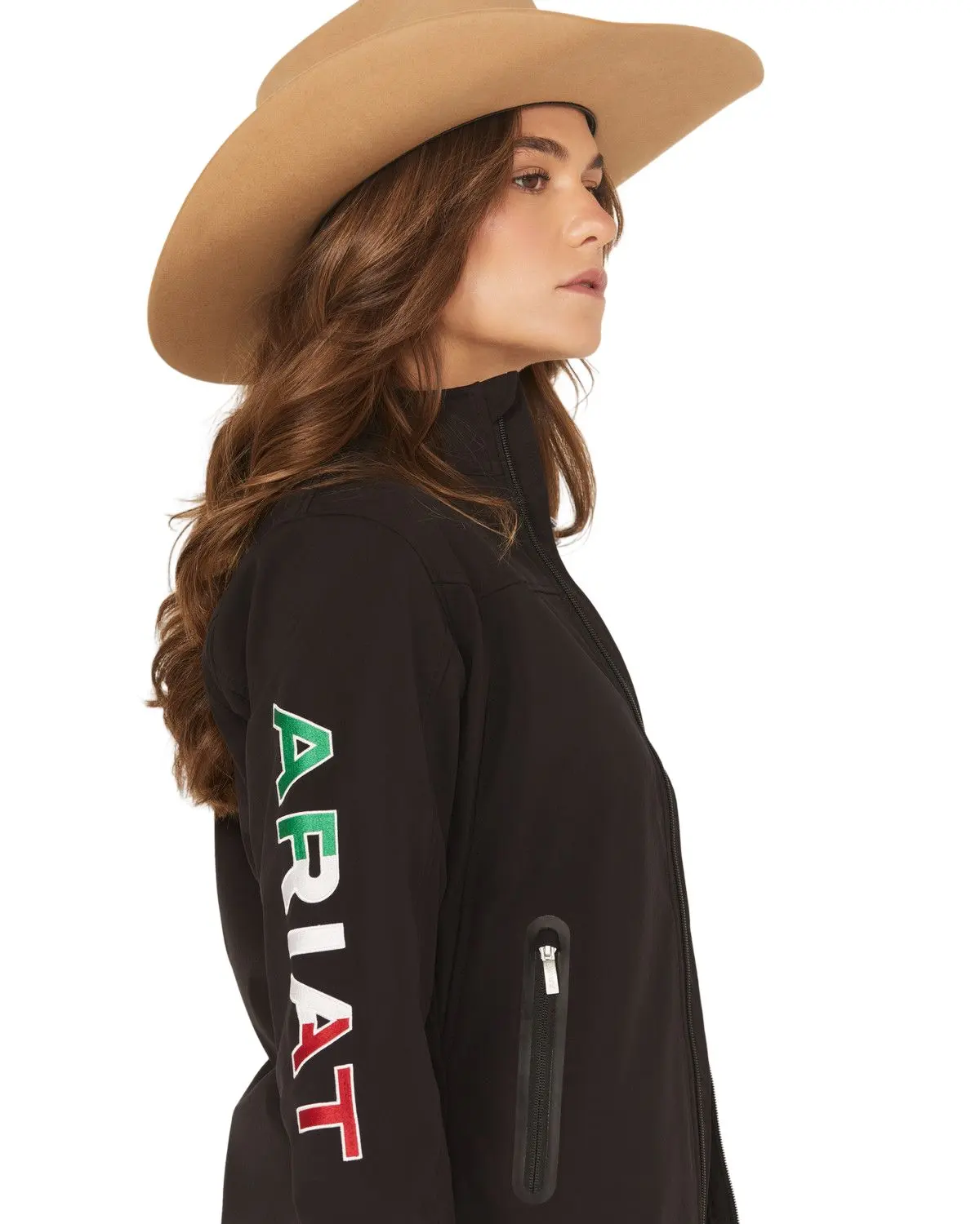Ariat Women's Women'S Classic Team Mexico Flag Softshell Jacket - 10031428 Ariat Women's Women'S Classic Team Mexico Flag Softshell Jacket - 10031428