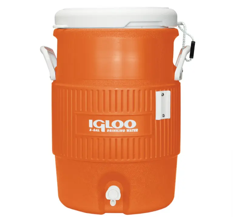 Igloo 5 Gallon Heavy-Duty Beverage Cooler, Orange