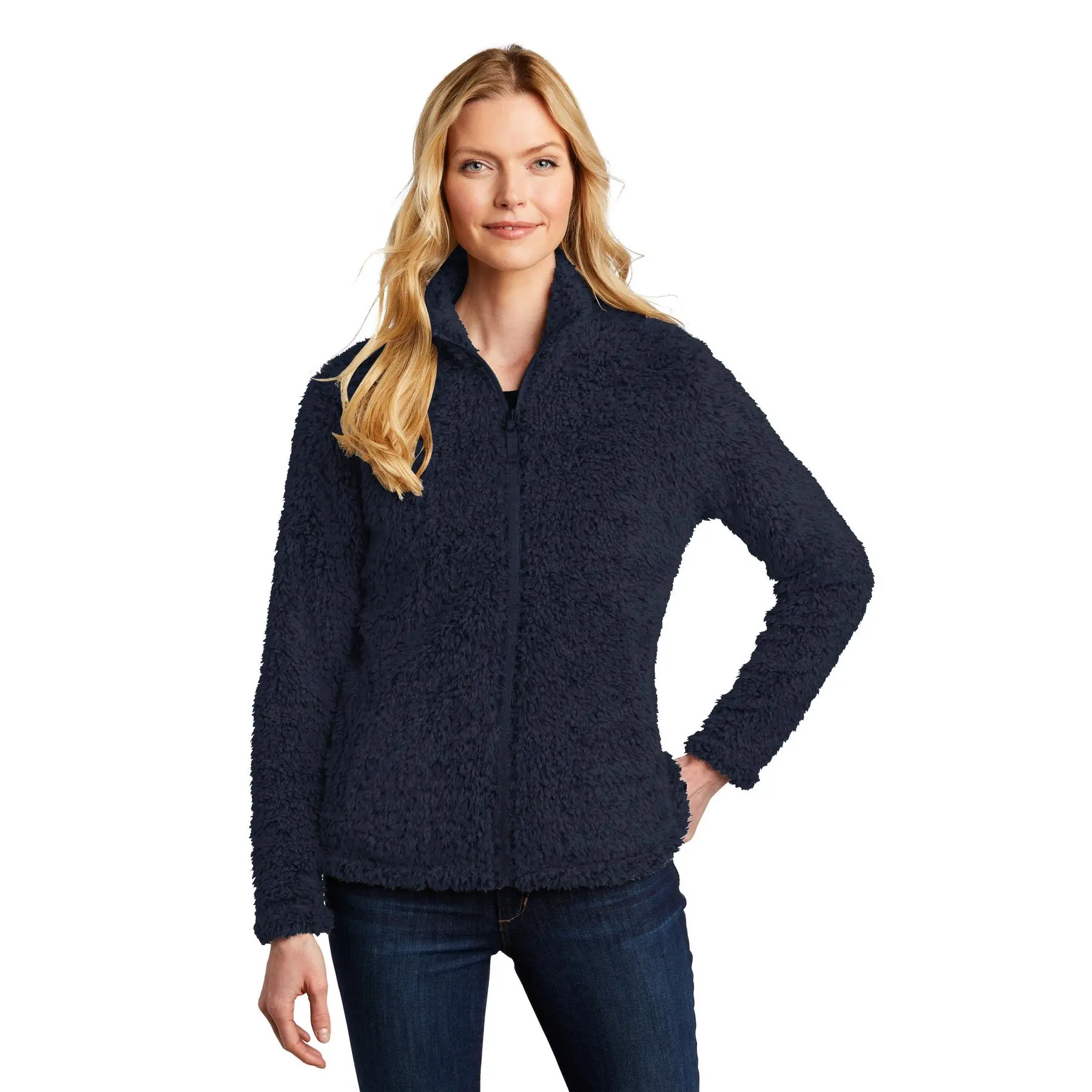 Port Authority Ladies Cozy Fleece Jacket. L131
