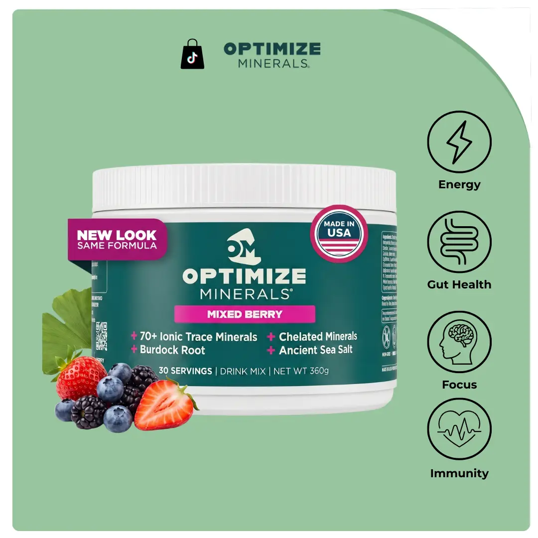 OPTIMIZE MINERALS - Daily Multi Mineral Formula to Support Energy