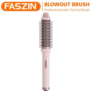 SummerWins Faszin 38mm Negative Ion Heated Curler Brush - 30s Fast Heat-Up, Frizz-Free, 1-Hand Operation, Single Thermal Beauty Product, Easy-to-Use Teen Girl Christmas Gift, Beauty ProductsDealsForYouDays