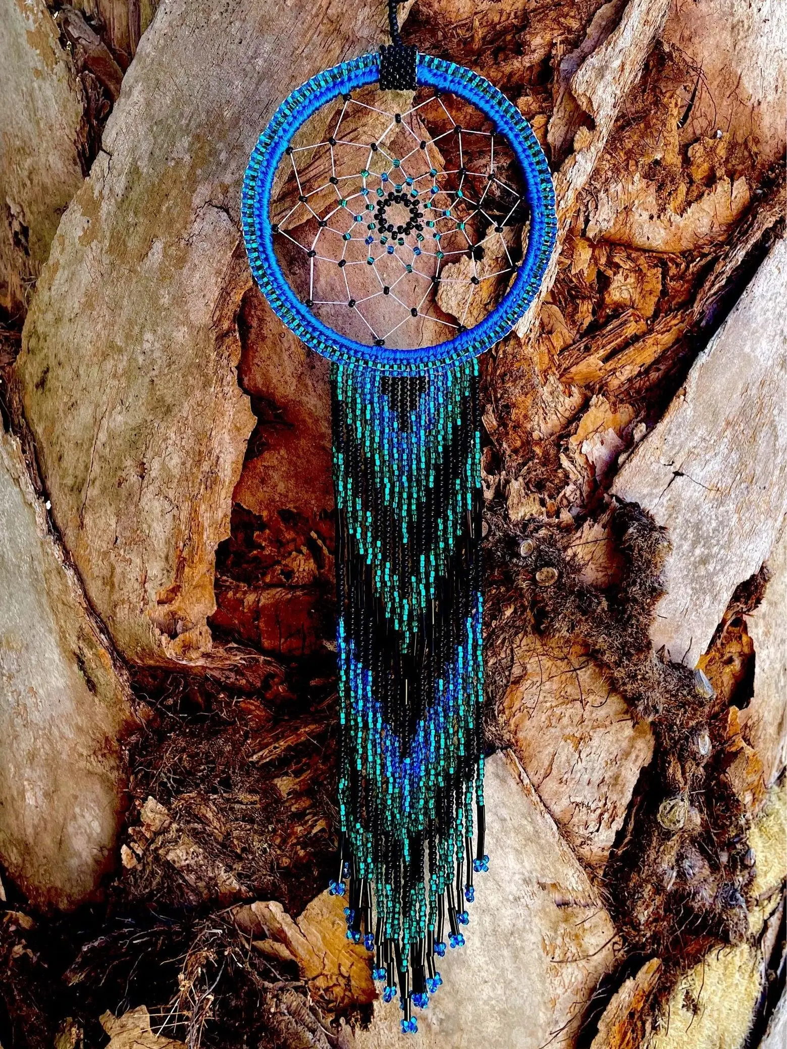Black & Blue Dreamcatcher