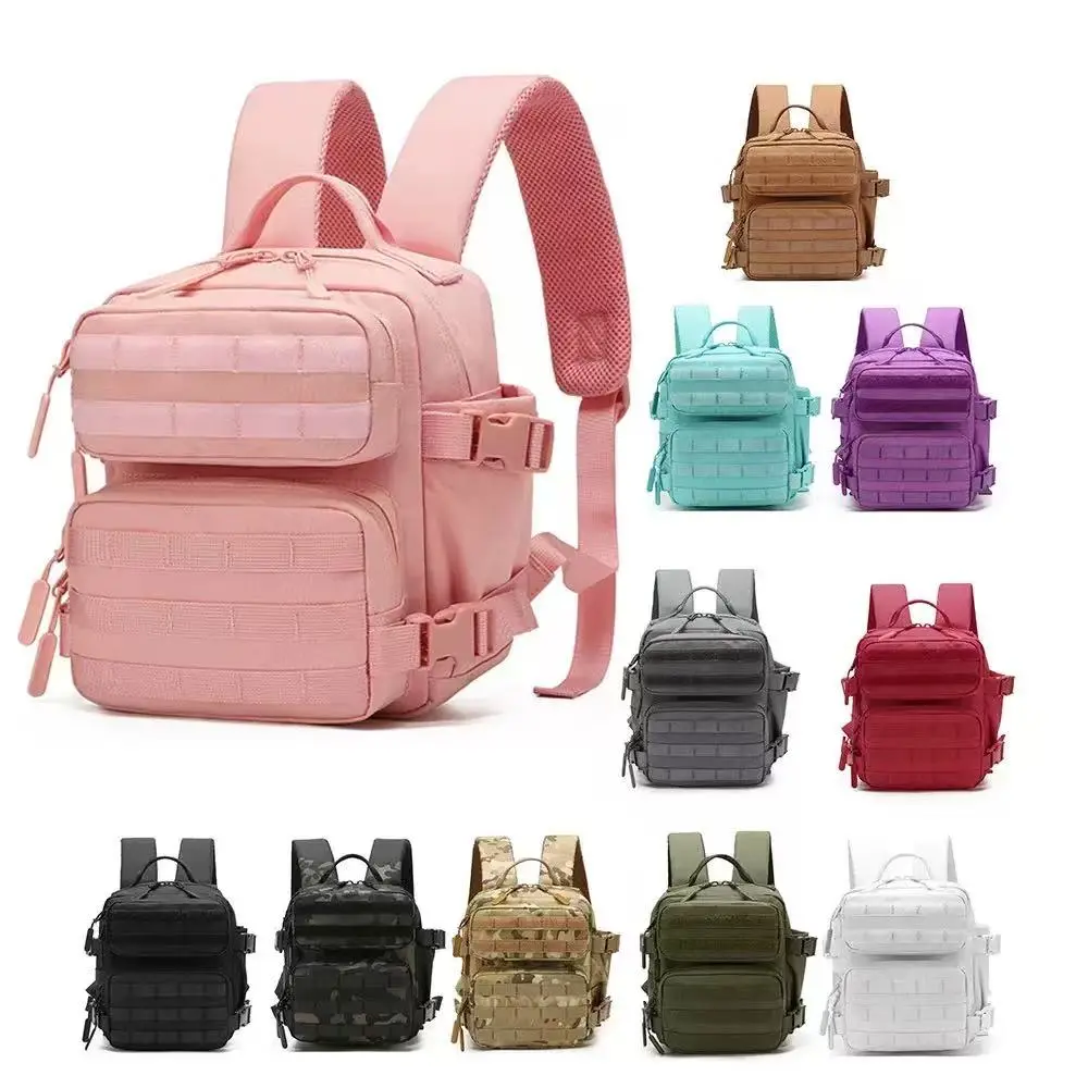 9L Mini Tactical Backpack - Small Military Molle Assault Bag, Gym Backpacks for School, Outdoor Hiking Travel Daypack for Men Women