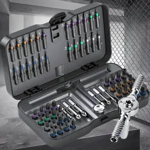 Magnetic Screwdriver Set, Multifunctional Screwdriver Set with Detachable Pinion Handle, Household Maintenance Tool Kit, Magnetic Precision Screwdriver