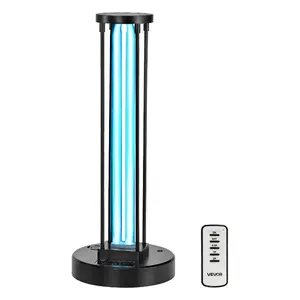【DealsForYouDays】 36W UVC Germicidal Bulb Ozone Purifier Lamp - 3-Gear Timer (30/60/120-Minute), Remote Control, Indoor Disinfection for 400 Sqft Living Room, Bedroomdealsforyoudays