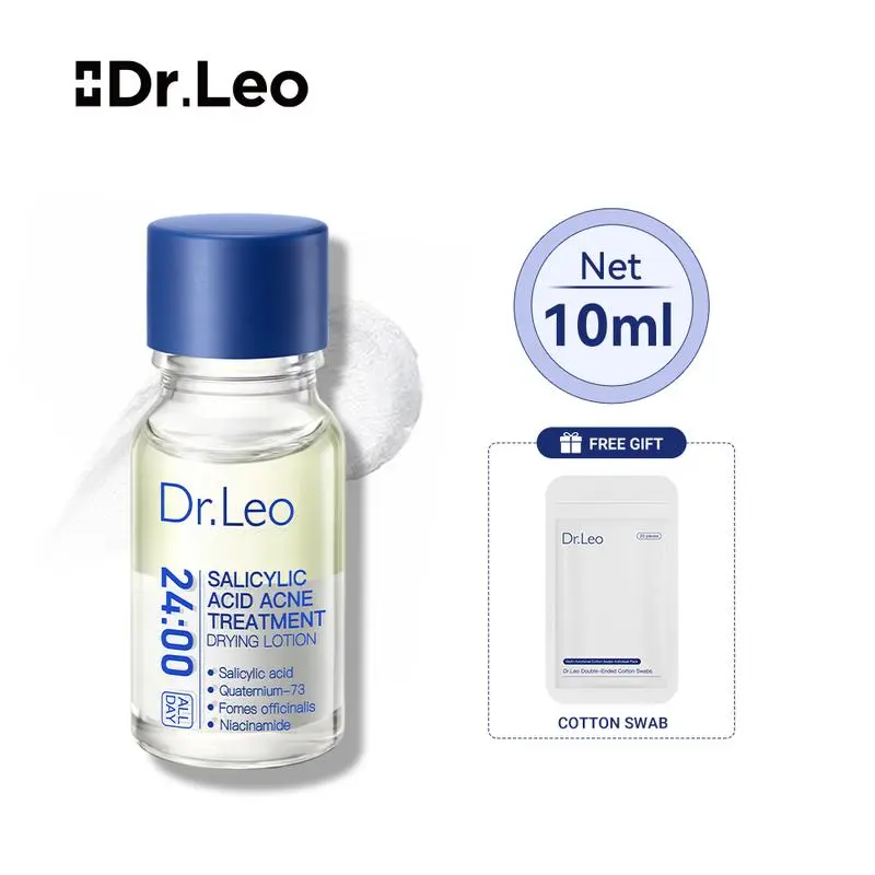 Dr.Leo 24H Acne & Pimple Treatment Drying Lotion | Salicylic Acid + Sulfur + Niacinamide | Viral Product | Inflammation Relief, Post-Blemish Care & High Pressure Pimple Relief
