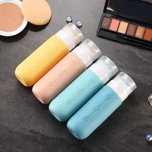 Travel toiletries refillable bottles, travel-friendly size, leak-proof design, refillable for liquids, suitable for cosmetics, shampoo, body wash and so on Organiser Tin Canister