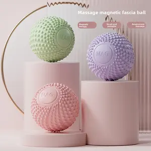 Fascia Massage Balls: Foot Massage Balls for Yoga & Muscle Relief, Spiky Foot Balls, Yoga Magnetic Fitness Balls & Arch Peanut Balls