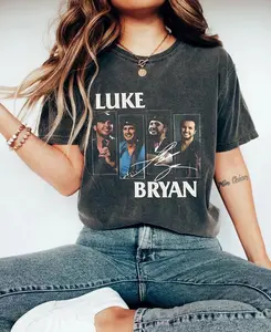 Luke Bryan Vintage 90s Graphic T-Shirt, Retro Country Music Outfit Tour Fashion Sweatshirt, Fan Gift, Country Music Concert Tee