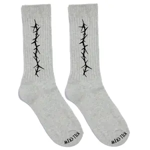 Kill Crew Barbwire Socks Cotton Fit Comfortable Basic Minimalist - Graphic