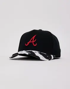 Mens Mitchell & Ness MLB Atlanta Braves Rocky Road Pro Pinch Snapback Hat