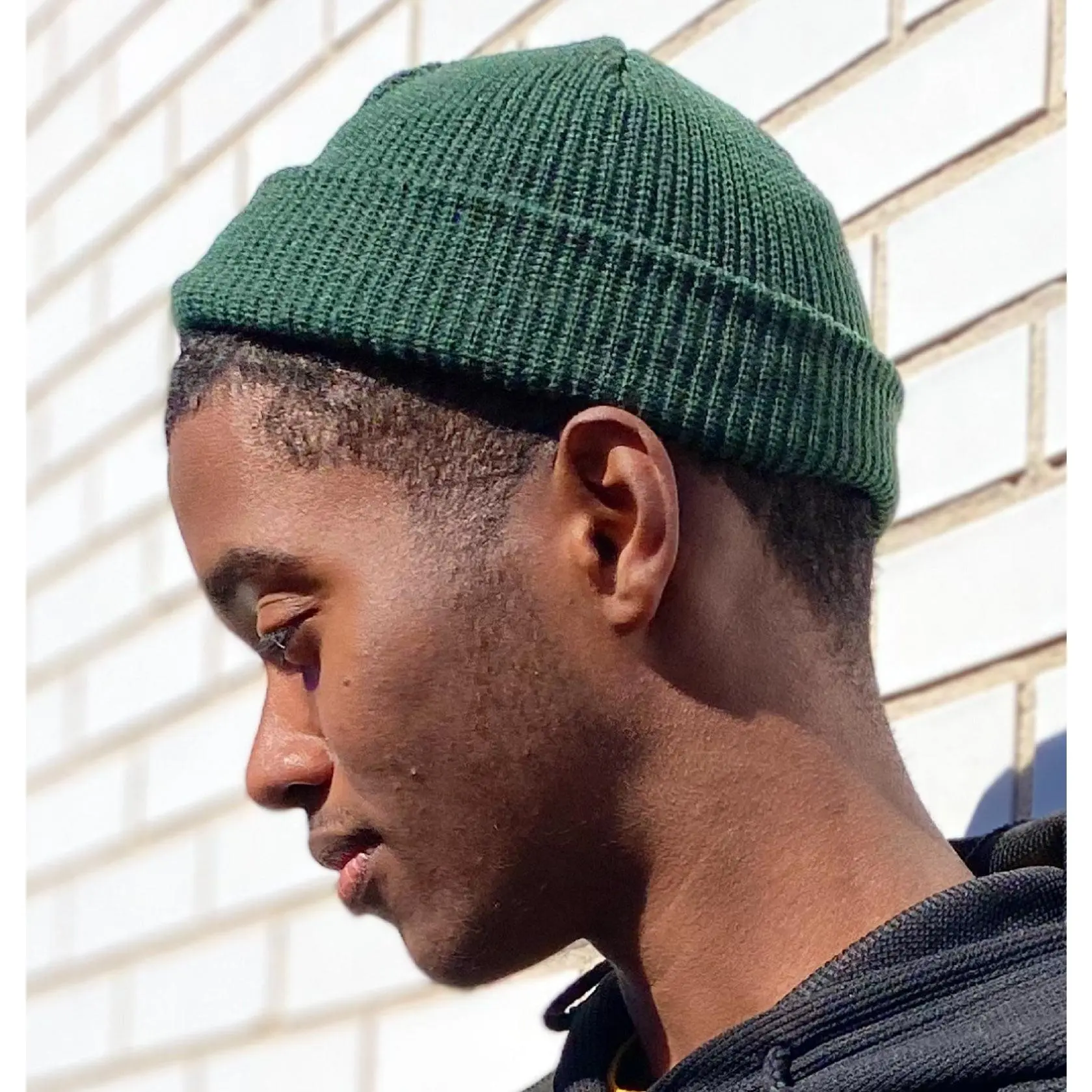 VC Mini Fisherman Beanies - Stylish Modern Stretch Acrylic Cuffed Beanie for Small / Medium Head size in Bold Colors Casual