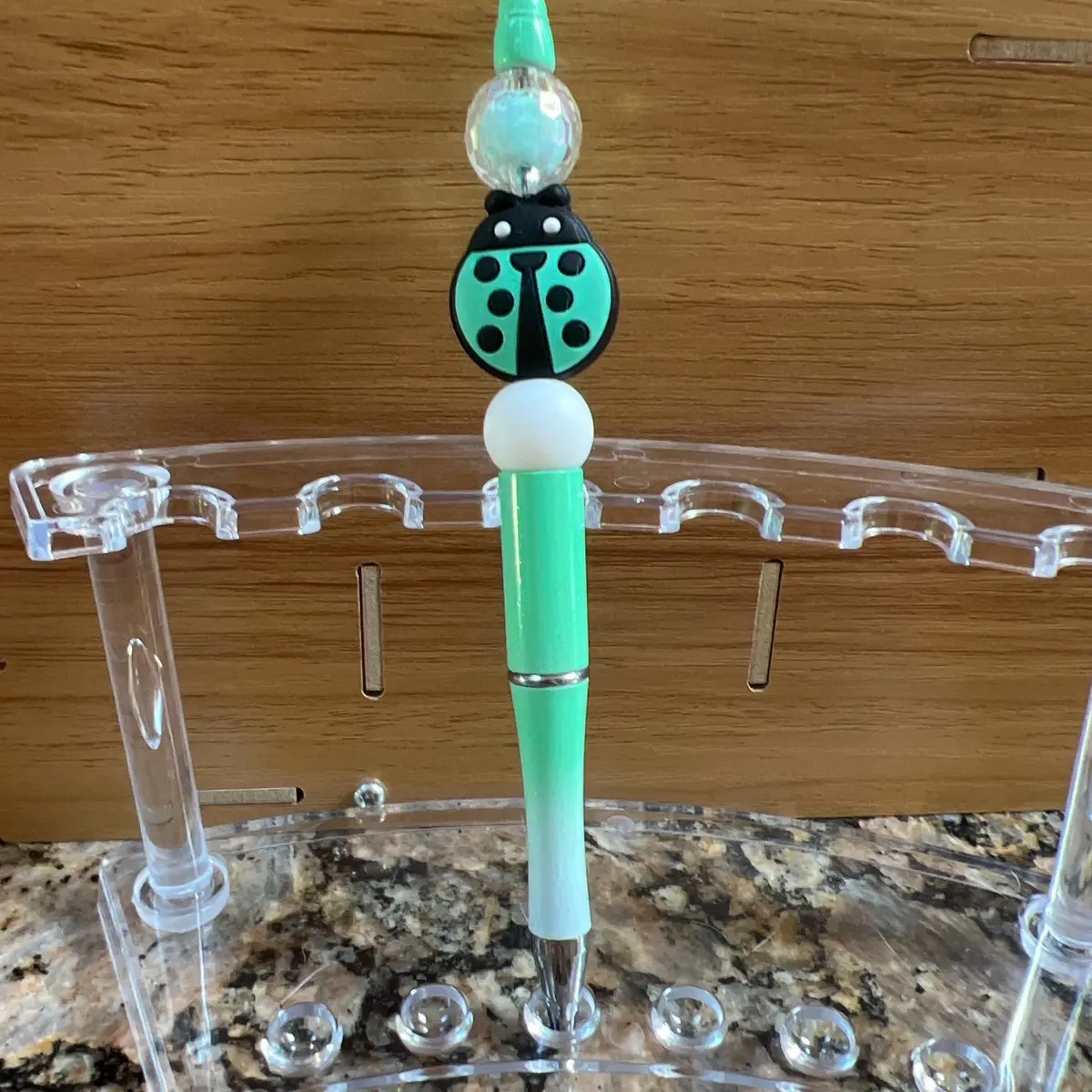 Green Ladybug pen