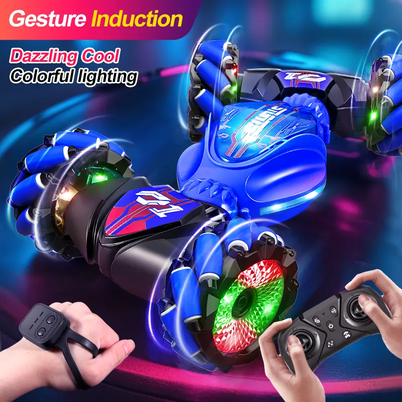 Remote Control Stunt Car with Light, Gesture SensorOff-road Climbing 4WD Deformation Car, RC Drift Car,Birthday Gift, Holiday Gift Rc Controlled Rc Cars Rc Model Car