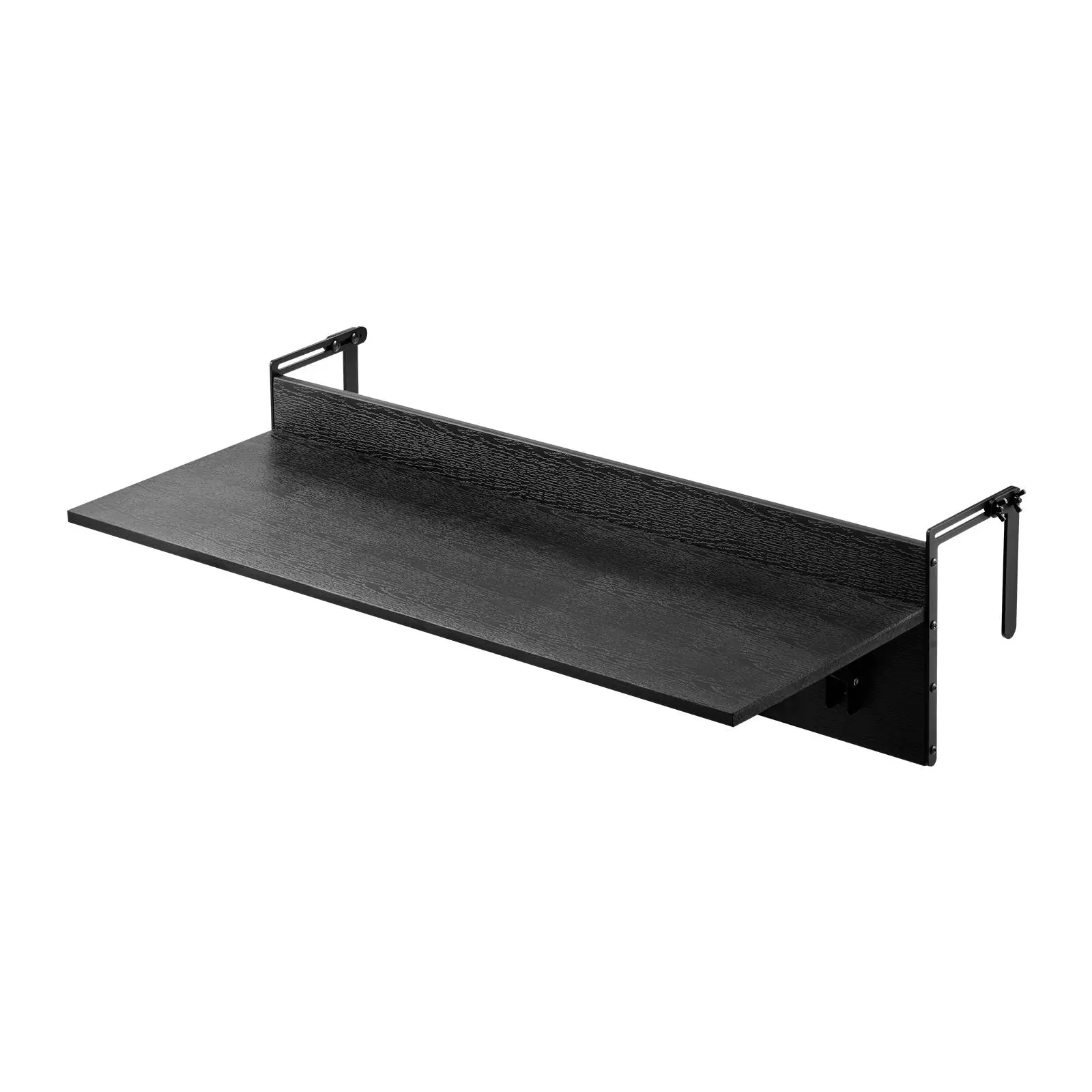 【summerfinds】VEVOR Adjustable Folding Balcony Hanging Table, 12x32 in Outdoor Patio Railing Weatherproof Side Table, Adjustable Folding Table, Folding Side Tables