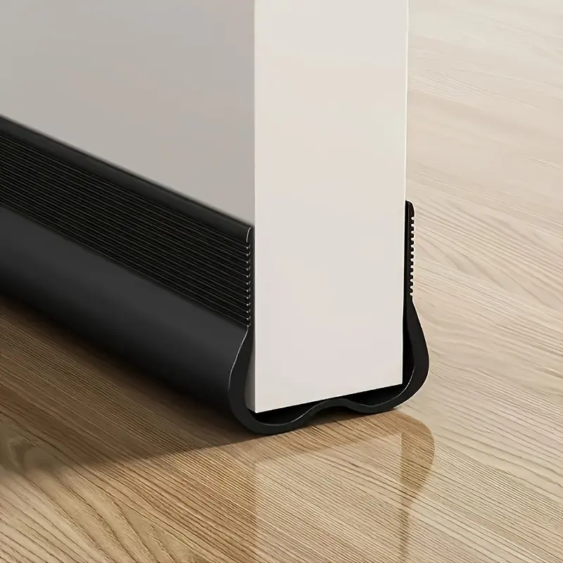 Adjustable Silicone Door Seal Strip, Thickened Weatherstrip, Seamless Fit, Weatherstripping, Noise Reduction, Dustproof, Durable, Indoor Outdoor Use, Fashion Design