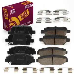2 PC Front & Rear Ceramic Disc Brake Pad Set 96210MT