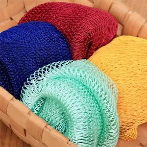 African Exfoliating Mesh Sponge - African Net Sponge Scrubber, Bath Cleaning Accessory for Personal Smooth Skin Care
