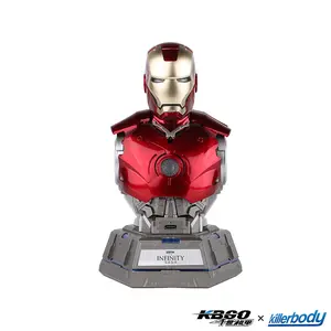 Killerbody Iron Man MK3 Bust Charger Center‌ Power Delivery 65W Fast Charging,  mecha style, ambient lights,breathing light,independent head sculpt,mask can be opened and closed,detachable breastplate, multiple ways to play
