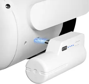 Battery Pack for Oculus Quest 2, 5000mAh Head Strap Battery Pack Compatible with Oculus/Meta Quest 2 Lightweight and Portable VR Extend Power Accessories for Extra 2-4H Playtime