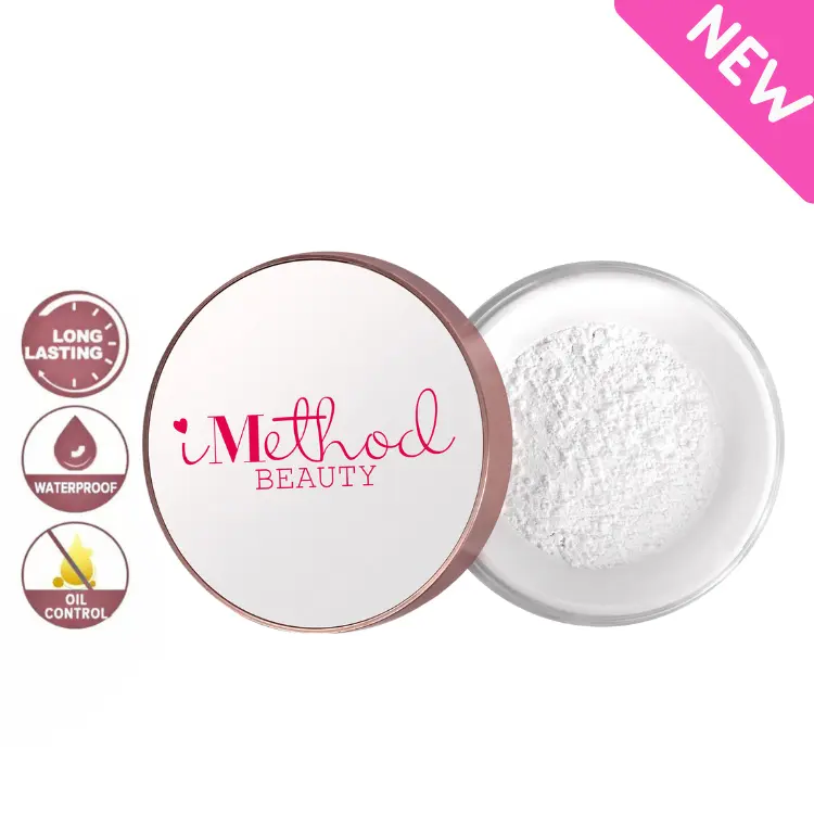 iMethod Skincare Setting Powder – Long-Lasting Matte Finish, Lightweight & Hydrating Loose Powder for All-Day Wear