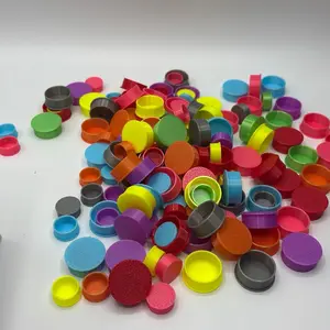 Soft Flexible Vial Caps 3ml, 10ml, Cartridge  - Reusable & Durable - Vibrant Colors - Easy On/Off Design - Perfect for Organizing Vials