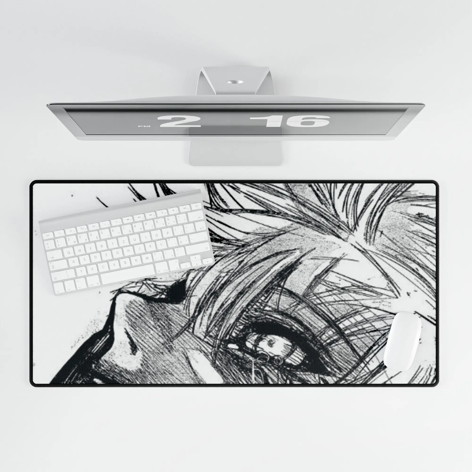The One-Eyed Ghoul -Kaneki Mousepad, Tokyo Ghoul Anime Desk Mat, Large Extended Mouse Pad, Manga Aesthetic Decor, Gaming & Office Essentials
