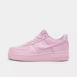 NIKE AIR FORCE 1 VALENTINES DAY HEARTS - PINK (WMNS 8) (Brand new / Replacement Box)