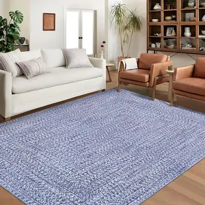 Garvee Versatile washable area rugs and runners in various sizes (2x6 to 10x13 ft) with modern braided and printed designs, non-slip backing, stain resistance, low pile, foldable, eco-friendly, and soft for multiple rooms in neutral tones.