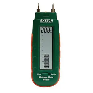 Extech 32 to 104°F Operating Temp, Pocket Size Moisture Meter LCD Display, Accurate to Wood 1%, Other Building Materials 0.1% MO210