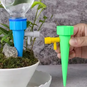 5-Pack Plug-in Drip Irrigation Head for Automatic Watering of Plants, Automatic Watering Control System with Slow-Release Valve, Adjustable Water Volume Drip Irrigation Control System, Suitable for Potted Plants, Allowing You to Enjoy Your Vacation, Autom