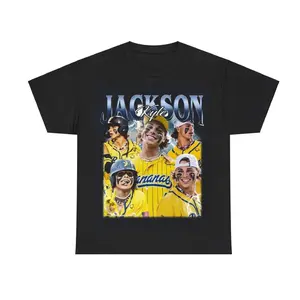 Retro Jackson Kyle Baseball T-Shirt, Vintage Soft Tee, Animal Party Fan Gift, Fashion Cotton, Full Colors, Full Sizes, For Men, For Women