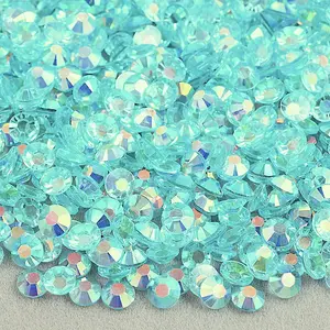Transparent Lt Sapphire AB Resin Rhinestones