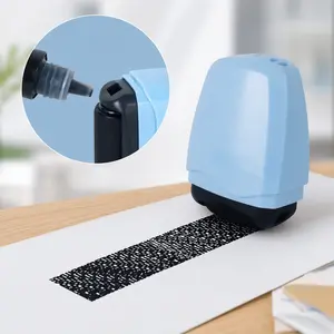 Anti-Theft Identity Theft Protection Confidential Roller Stamp, Multifunctional Privacy Protection Security Roller Stamp, Quick Data Cover Stamp for Address and Private Data Hiding