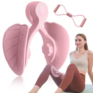 Thigh Trainer Thigh Exerciser, Hip & Inner Thigh Exercise Equipment, Pelvic Floor Muscle Trainer with Figure 8 Resistance Band for Arm Leg, Thigh Toner Kegel Exercise Products for Women
