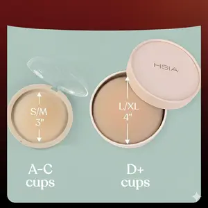 HSIA Breathable Non-Adhesive Reusable Washable Invisible Seamless Silicone Nipple Pasties Breasts Covers HSIA Breathable Non-Adhesive Reusable Washable Invisible Seamless Silicone Nipple Pasties Breasts Covers