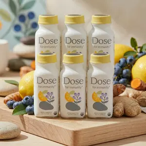 Dose Organic Immunity Shot 2oz – Boost Immune System Fast, Daily Wellness Shot, Ginger Turmeric Health Drink