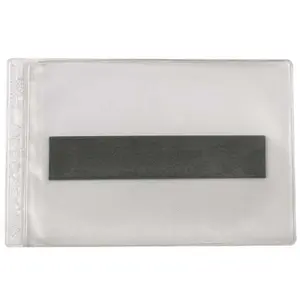 212 MAIN Side-Load Magnetic Vinyl Envelopes, 9x12 in, 50-Pack, Magnetic Backing Office Stationery Supplies