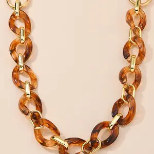 Acrylic Chain Handle Tote Bag Strap, Portable Handheld Design for Stylish Carrying, Durable Handbag Accessory for Daily Use