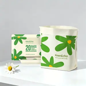 KeenEcho Disposable Car Garbage Bin Bags 20 pcs for Car Office Kitchen Household Camping