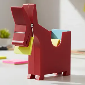 1pc Pony Sticky Note Clip, Desktop Memo Holder, Cute Desk Accessories, Funny Desk Decor, Office Supplies, No Sticky Notes Included