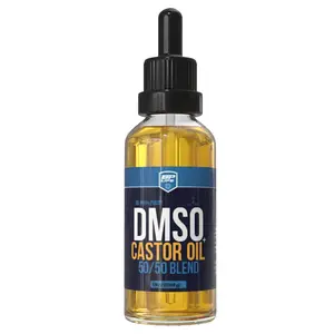 BP Life DMSO + Castor Oil Blend 2oz Dual-Action Topical Carrier 50/50 Formula for Deep Skin Absorption & Purity Made in USA