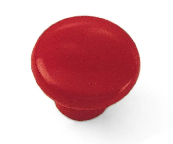 1.25 in. Plastic Knob - Red
