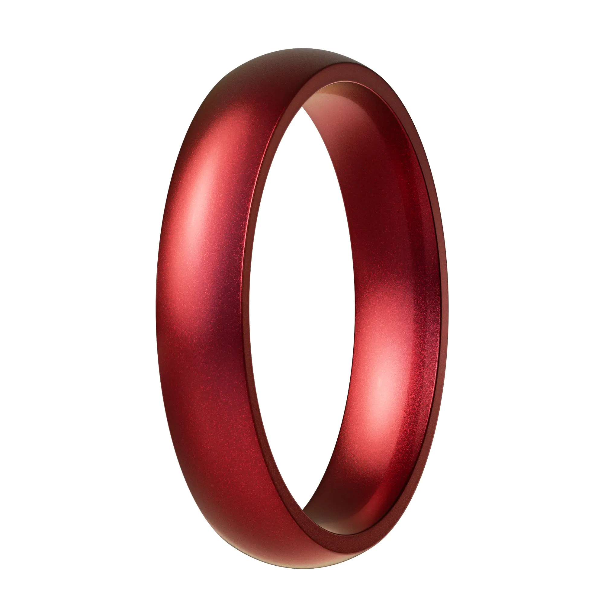 ThunderFit Silicone Rings Wedding Bands for Her, Birthstone Color Silicone Promise Rings, Women's Rubber Engagement Bands