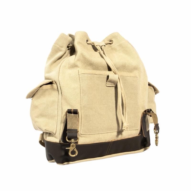 Rothco Vintage Expedition Rucksack - Classic Canvas Backpack for Everyday Adventures, Top Grade Water-Resistant Canvas, Spacious Compartment, Comfortable Straps