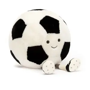 Soft and cute Jelycat soccer ball teddy bear size 35cm basketball, cute football Teddy Bear Gift Doll Ornament