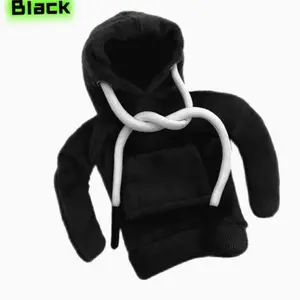 Cute Car Interior Decoration Accessories, Mini Hoodie Shaped Gear Shift Cover, Fun Car Accessory for Vehicle Interior Decor, Automatic Shift Knob